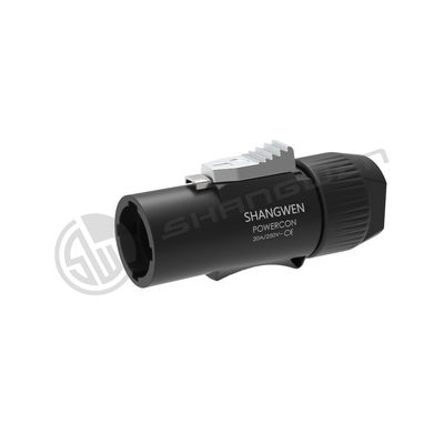 IP65 Waterproof Panel Socket with High Current Capacity Lockable Triple Core 3pin Power Connectors Outdoor 16A Male/Female
