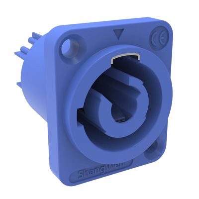 China Manufacture IP44 Indoor 3-Pin Triple Core Power Connector Socket Durable Flame-retardant 4-Pack AC Powercon Connectors