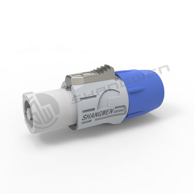 IP44 Indoor Male LED Display Power Connection Audio Video 3 Pin 20A 250V AC Quick Lock Aviation Power Plug Power Connectors