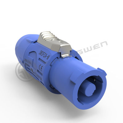3 Core Input Port  Ip44 Indoor Powercon Male Plug Power Connector