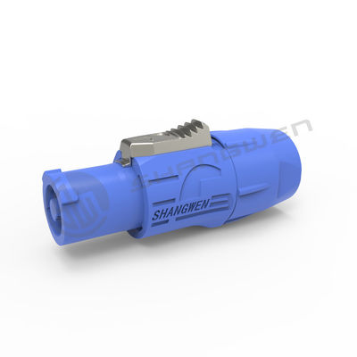 3 Core Input Port  Ip44 Indoor Powercon Male Plug Power Connector