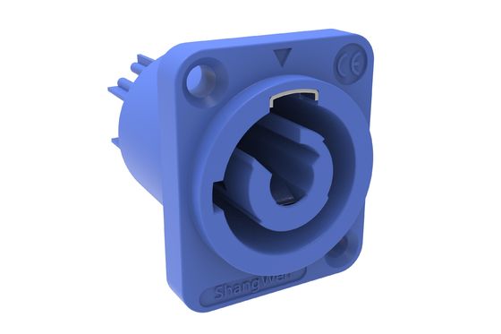 3 Core Input Port  Ip44 Indoor Powercon Male Plug Power Connector