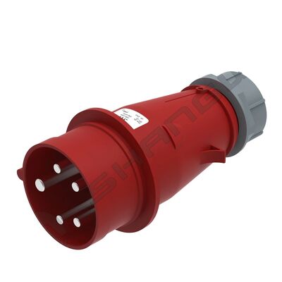 IP44 Industrial Male and Female Plug Couplers 16A 5P  IP44  Male Female Industrial Plug Socket Red