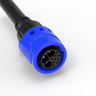 M19防水コネクタ 自動ロック 産業用女性コネクタ 3+9 ピン シグナル電源統合
