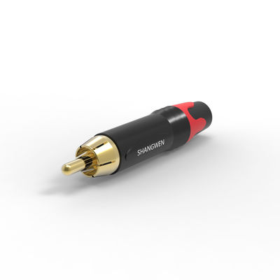 インダストリアルプラグ RCAオーディオコネクタ 2 連絡 RCA 男性 ロータス ジャック