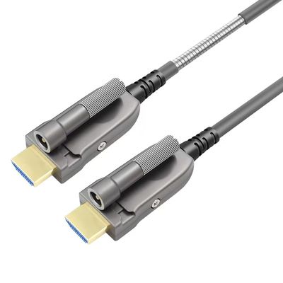 ドイツのシリコンラインチップ HDMI2.0 HDケーブル 4K 60Hz 装甲光ファイバー 長さ1m/2m/3m/5m