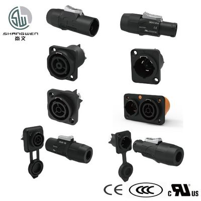 屋外電源LED IP65 防水 男性プラグコネクタ 3Pin 250V スピークコンネクタ 産業用電子機器用アクセサリー