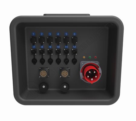 プロフェッショナルステージライト パワーディストリビューション ボックス 12チャンネル 19ピン Socapex