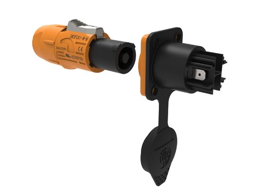 パワーコン 屋外防水電源コネクタ プラグ 250V 20A 3 導体