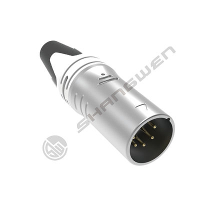 防水 IP65 5ピン XLR コネクタ 女性 アダプター 亜鉛合金 シェル 屋外マイク MIC プラグソケット 男性 コネクタ