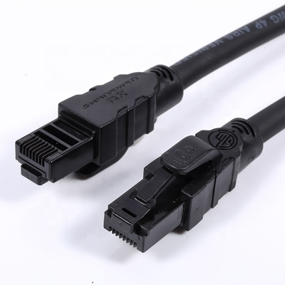 Cat5E ラウンド UTP 24AWG UTP ソフト 4ペア CE UL マルチプル カッパー ツイスト 100% オキシジンフリー カッパー パッチ コード イーサネットケーブル Cat5Eケーブル