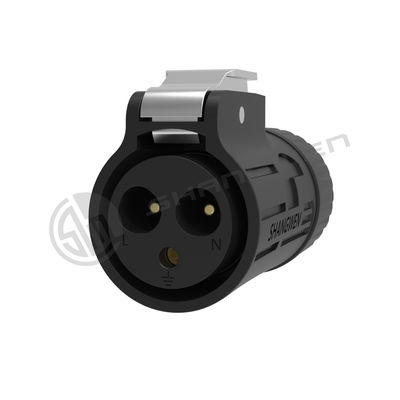 Black IP65  Powercon Connector 3-Pin Waterproof Outdoor Aviation Plug with Female Socket IP67 Large Current Charge Connector