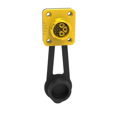 M19 Series Industrial Power Signal Connector Push-Pull Self-Locking 3+9 Pin Male-Female Bayonet Screw Lock Wire Rear Connector