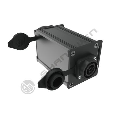 Powercon  Connectors 2 X Power Strip Unit with Power Twist Input/output Power Splitter True 1 Breakout Box