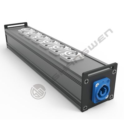 4-Way 6-Way PowerCON 1-IN Audio Distribution Box Stage Connector Accessories Copper Contact Splitter Coupler Power Connectors