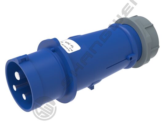 IP44 Industrial CEE/IEC Industrial Plug Connector 16A 6H 250V  Dustproof  2P+E Industrial Socket 3P Female Male Plug