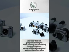 外部用クア合金XLR 5ピンコネクタ マイクロフォンアンプミクサー 防水 IP65 女性用オーディオ