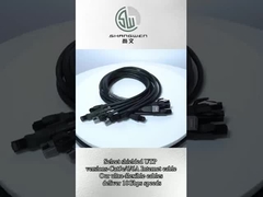 黒裸銅 UTP Cat5 Cat5e イーサネット データ LAN ケーブル 24AWG 28AWG ネットワーク パッチコード