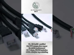 RoHS イーサネットパッチケーブル 24AWG 26AWG 28AWG CAT5 Cat5e UTP イーサネットケーブル 4ペア